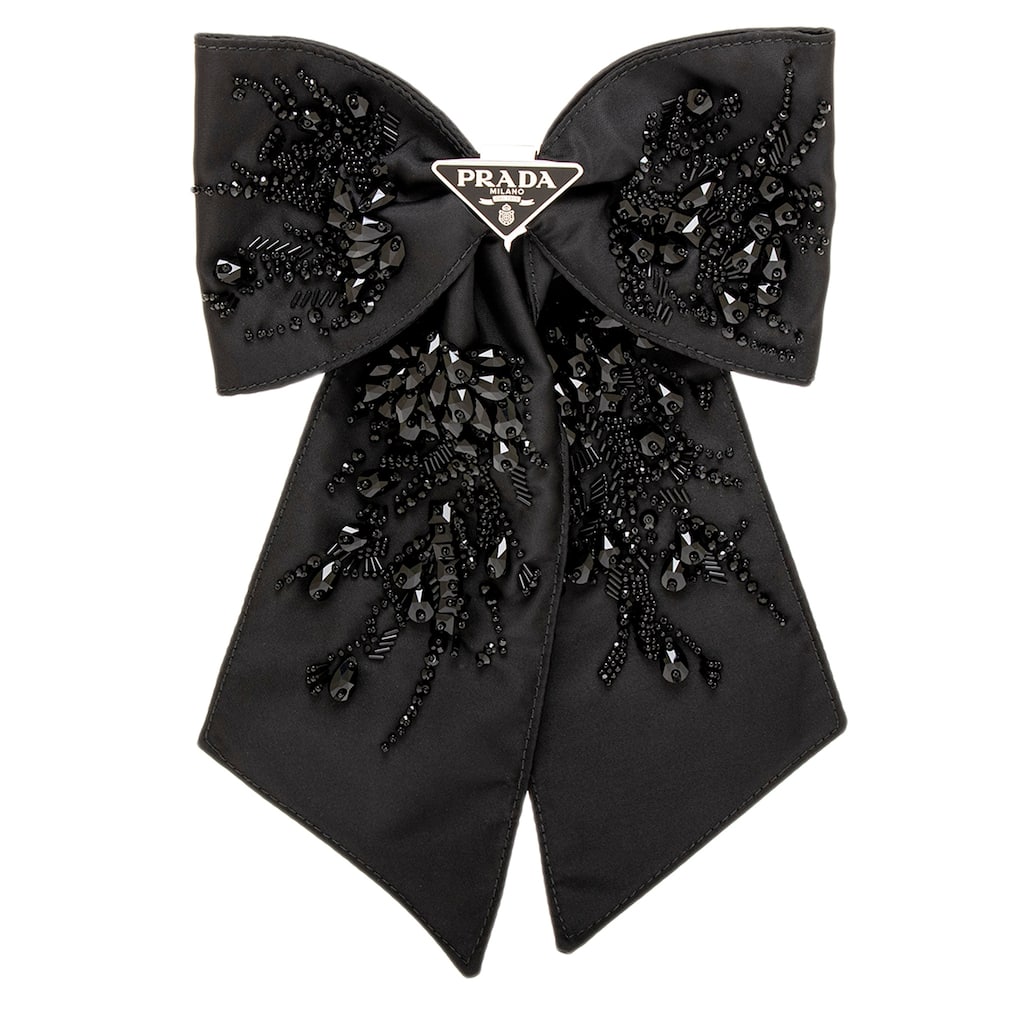 Prada Crystal Embellished Hair Bow