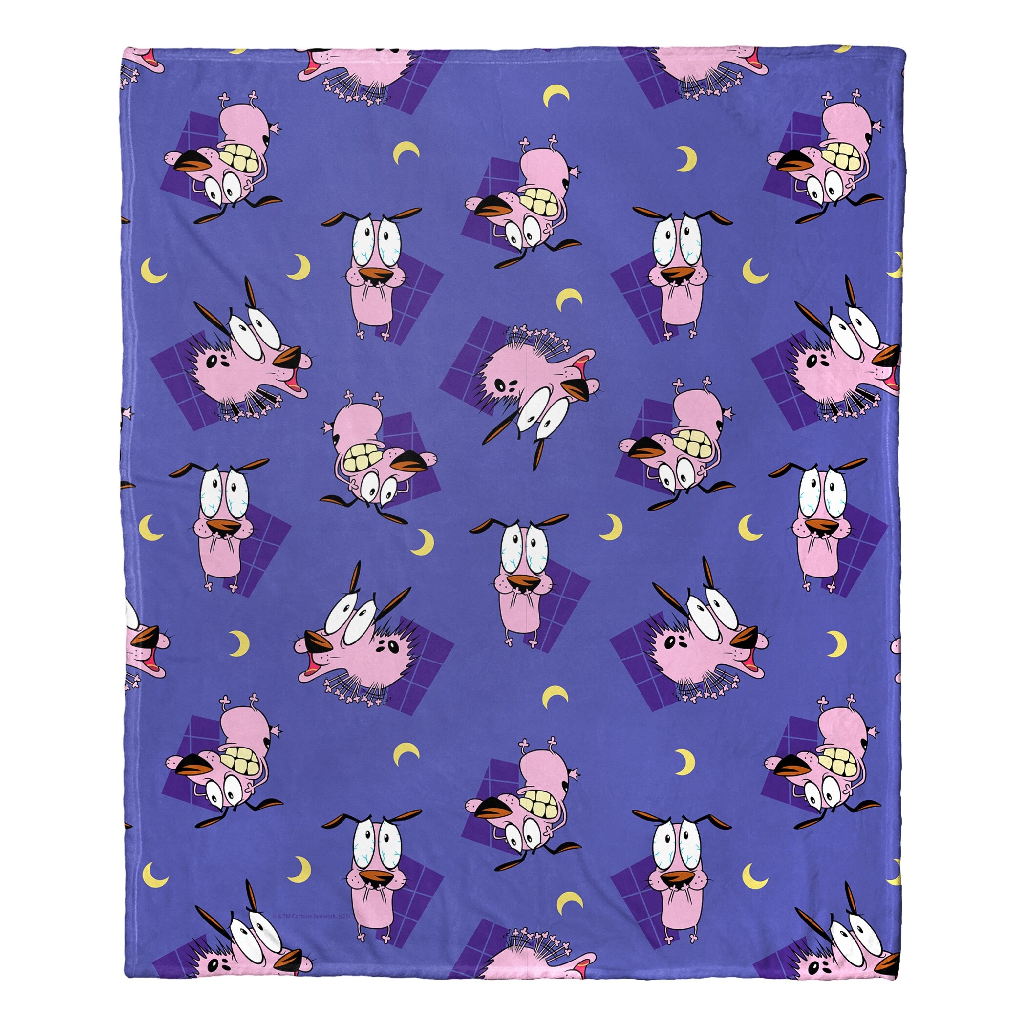 Courage the cheap cowardly dog blanket