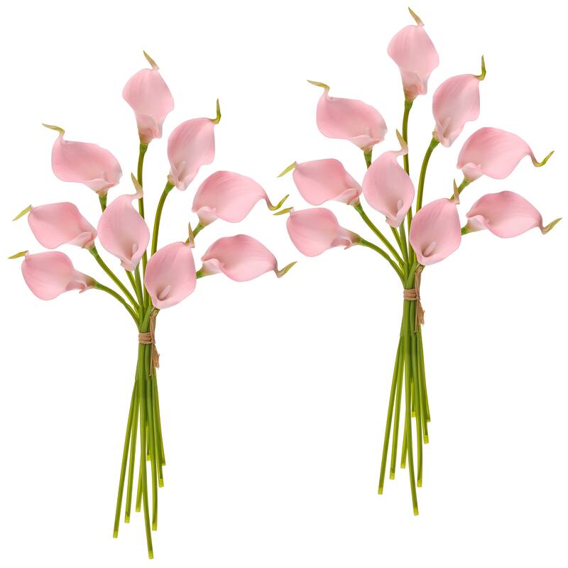 14" Pu Mini Callas Lily Bundle