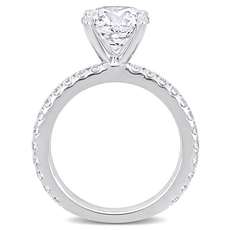 Miadora 1 1/5ct to 2 5/8ct TDW Certified Diamond Solitaire Engagement Ring in 14k White Gold