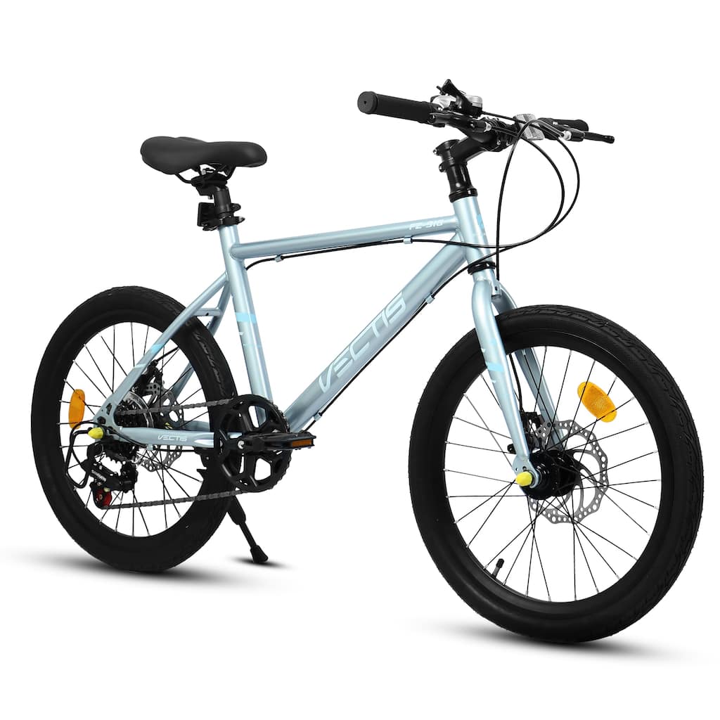 Kids Bike for 6-12 Years Old, 20 Inch Children's Bicycle for Boys Girls, 7-Speed Steel Frame,Dual Disc Brakes
