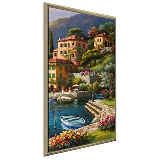 quot Villa Bella Vista quot Print on Floating Canvas Bed Bath Beyond