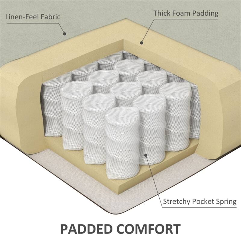 Electric Massage Recliner Chair with Lumbar Heat, Vibrating Back & Footrest