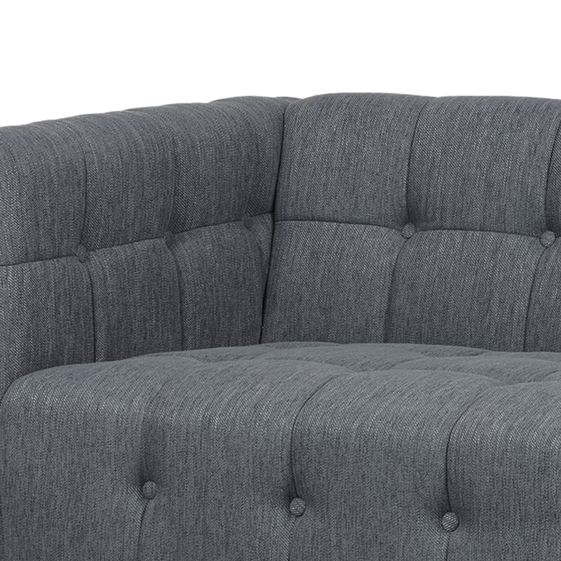 Clermont Mid-century Tufted Sectional Sofa by Christopher Knight Home - 114.00" L x 114.00" W x 30.75" H