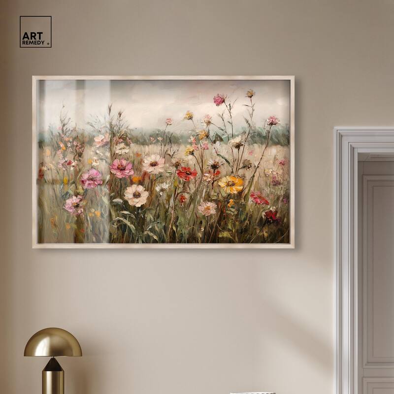 Vintage Blooms I Shadowbox by Art Remedy