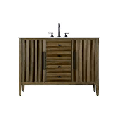 Elegant Lighting VF29648 Blakely 48" Free Standing Single Basin Vanity