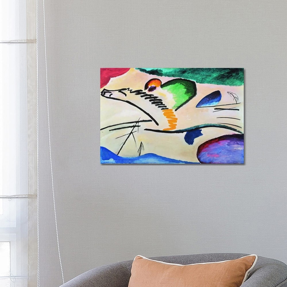 iCanvas "Lyrically (Lyrisches)" by Wassily Kandinsky Canvas Print