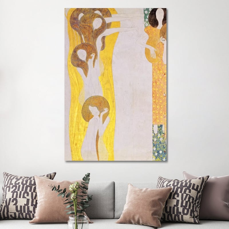 iCanvas "Die Kunste" by Gustav Klimt Canvas Print