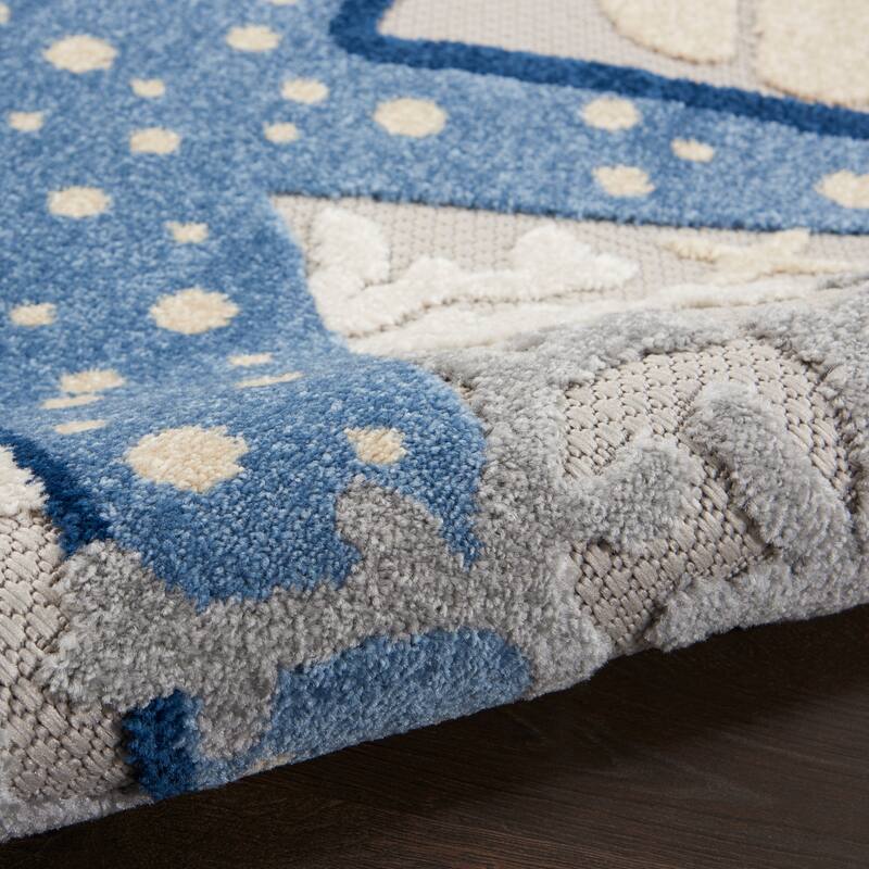 Nourison Aloha Coastal Beach Starfish Indoor/Outdoor Area Rug