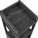preview thumbnail 22 of 28, Slim Bathroom Cabinet Small Bathroom Storage Corner Floor Cabinet with Magnetic Doors and Shelves Toilet Paper Holder