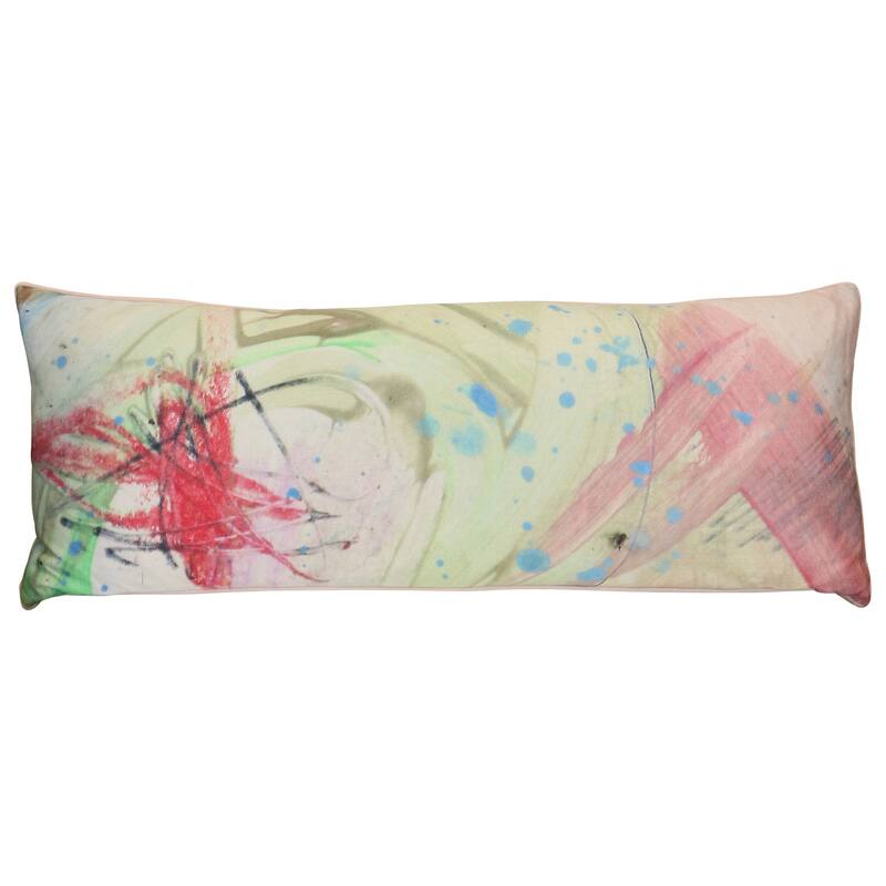StyleCraft Tamara Day for StyleCraft Artful Modern Muse Abstract Pillow - Multicolor - 36" x 14"