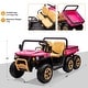 preview thumbnail 9 of 40, 24v Ride On Dump Truck Utv for Kids to Drive, 2 Seater Kids Utv Ride On Truck w/Parent Remote Control