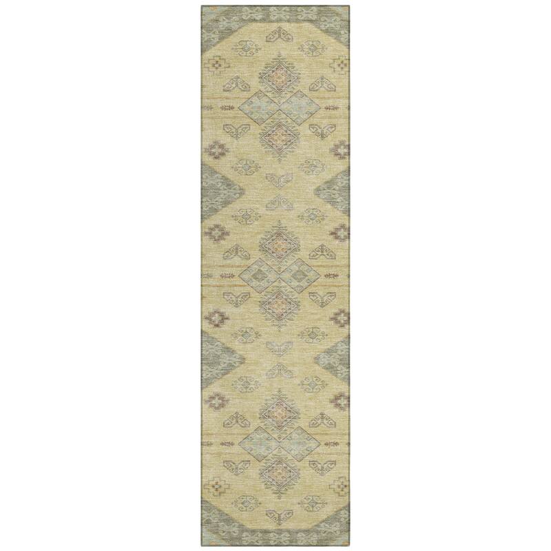 Machine Washable Indoor/ Outdoor Global Hiawatha Chantille Rug