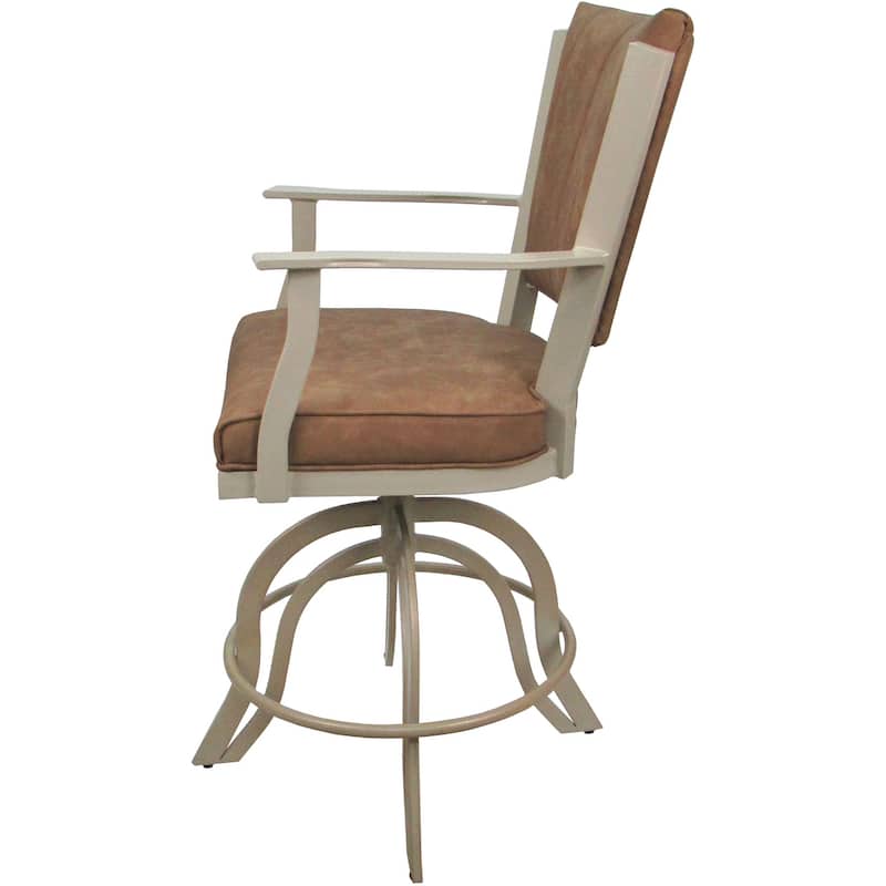 Montana Beige Swivel Tilt Metal 30" or Counter 26" Bar Stool