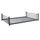 preview thumbnail 9 of 25, Industrial Charm Full-Full-Full Metal Triple Bed with Built-in Ladder
