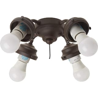 4 light industrial ceiling light kit farmhouse mini ceiling lamp with bronze finish