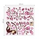 preview thumbnail 4 of 3, Walplus Colorful Flower Pink Monkey Children Wall Sticker Nursery Decor