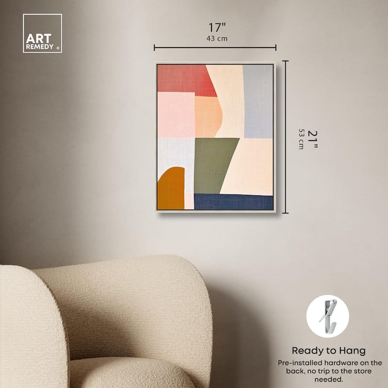 Planar Patchwork I Canvas by Art Remedy