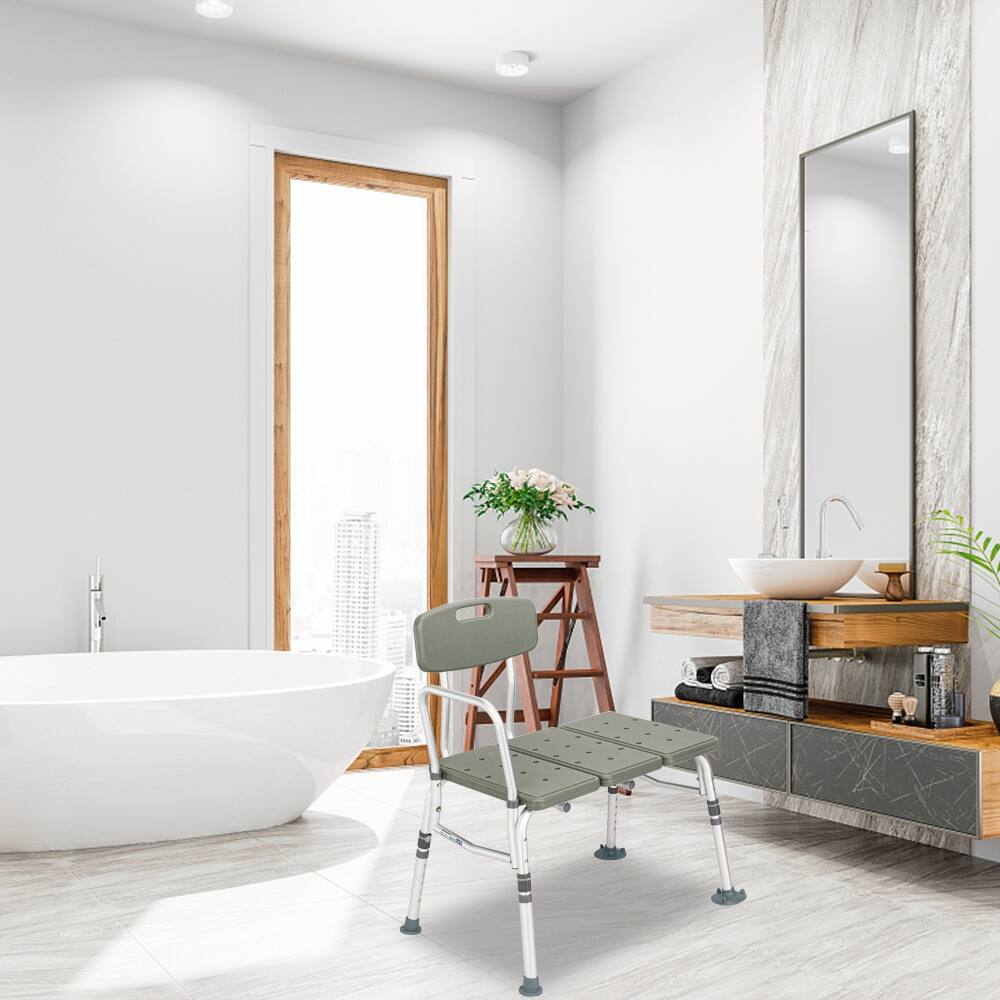 3 Blow Molding Plates Aluminium Alloy Elderly Bath Chair