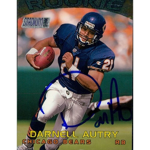 Shop Signed Autry Darnell Chicago Bears 1997 Topps Football Card