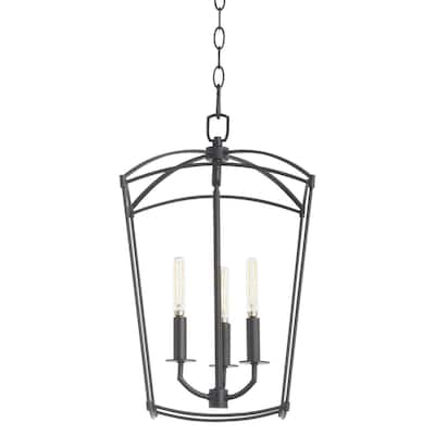 Quorum International 6812-3 Mantle 3 Light 12" Wide Pendant