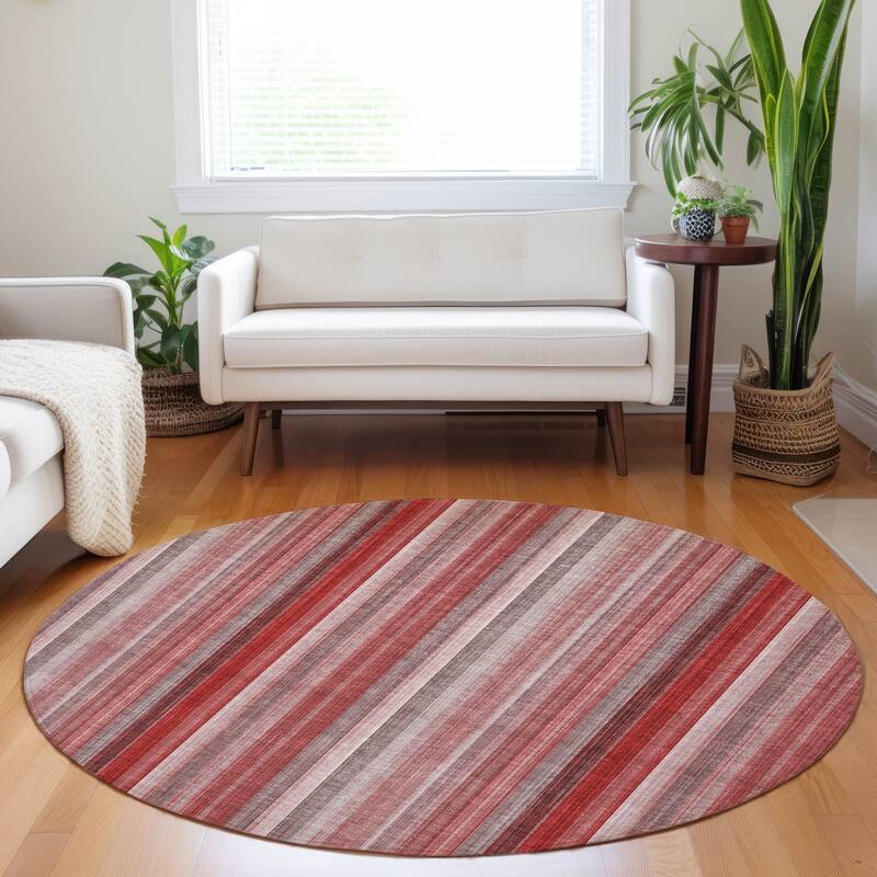 Naso Stripe Weather Resistant Classic Meets Modern Outdoor Rug