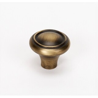 Alno Classic Traditional 1-1/2 Inch Mushroom Cabinet Knob