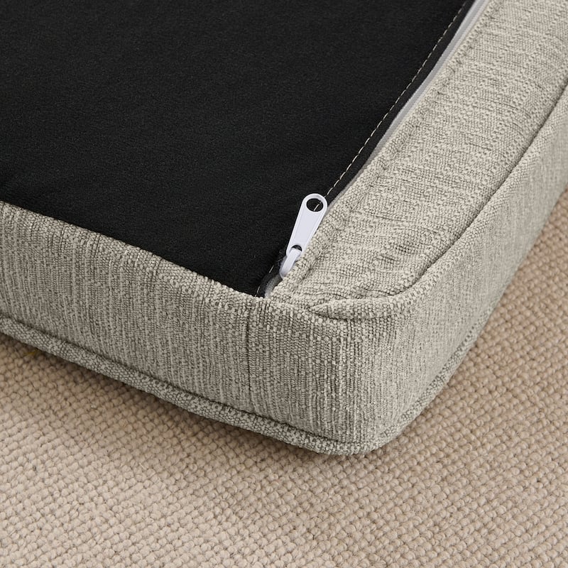 Elegant Rectangular Pet Sofa Bed for Dogs Up to 130lbs