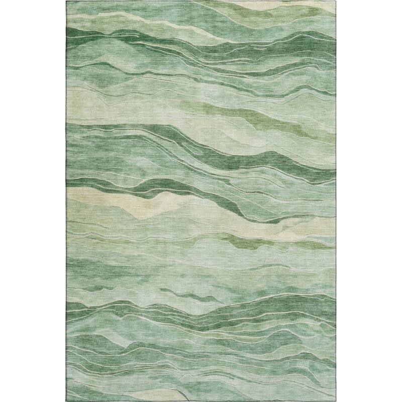 Premium Washable Super Soft Modern Waves Mayfield Rug