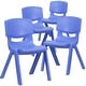 preview thumbnail 26 of 33, 4 Pack Plastic Stack School Chair with 15.5"H Seat, 3rd-7th School Chair