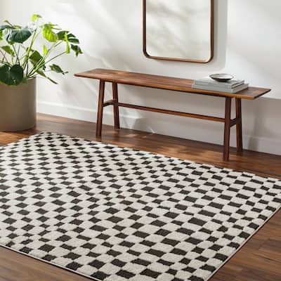 Artistic Weavers Freud Optical Illusion Checkered Area Rug