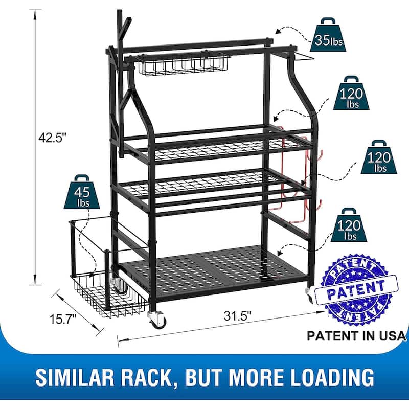 Sttoraboks Weight Rack for Dumbbells, Dumbell Rack, Weight Stand, Home Gym Storage Rack for Kettlebells, Yoga Mat