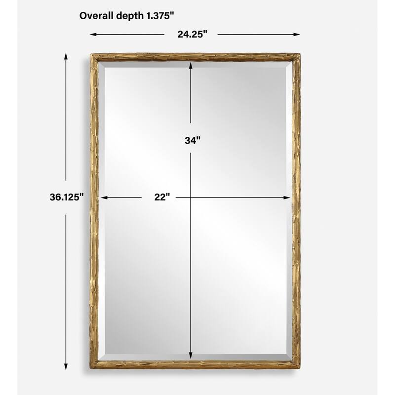 Uttermost 09993 Sutton 24-1/4" W x 36-1/8" H Rectangular Framed