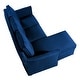 preview thumbnail 8 of 17, Furniture of America Golt Contemporary Upholstered L-shaped Sectional