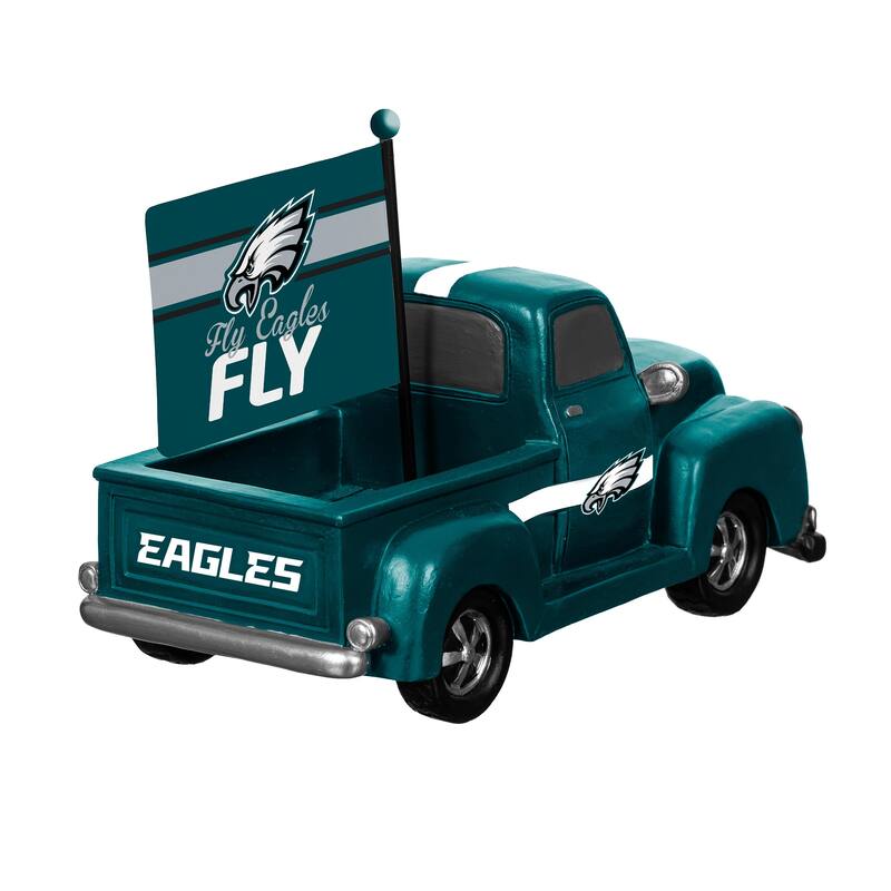 NFL Rally Truck Garden Statue with Team Flag