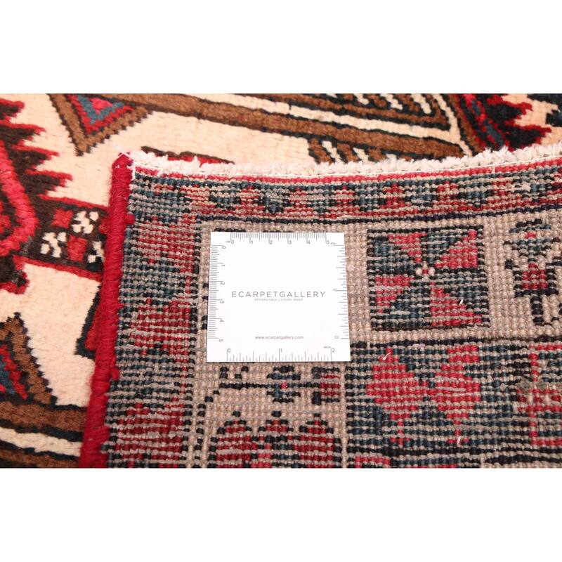ECARPETGALLERY Hand-knotted Konya Anatolian Red Wool Rug - 3'6 x 11'1