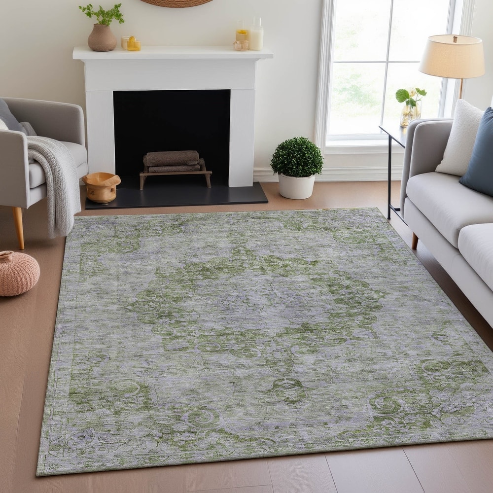 Premium Washable Super Soft Vintage Traditional Mayfield Rug