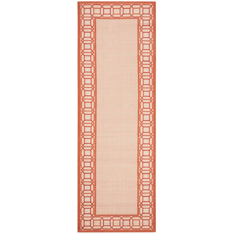 Martha Stewart by SAFAVIEH Facet Border Indoor/ Outdoor Waterproof Rug
