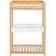 preview thumbnail 1 of 6, SAFAVIEH Home Collection Akio 3 Tier Shelf - 19" W x 13" D x 28" H