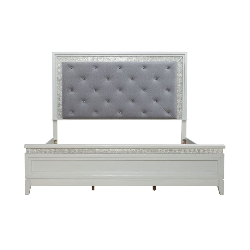Liberty Furniture Reflections Upholstered Bed with Touch Light - King, Queen