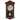 Clockswise Vintage Grandfather Wood-Looking Plastic Pendulum Decorative Battery-Operated Wall Clock Brown, for Home Decor