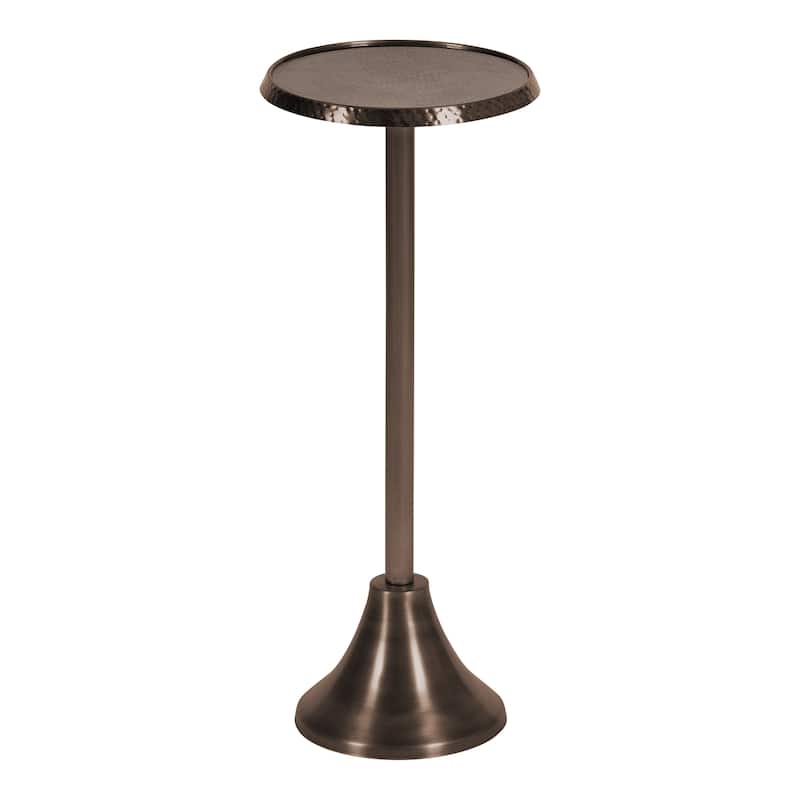 Kate and Laurel Sanzo Metal Side Table - 9x9x23 - Bronze