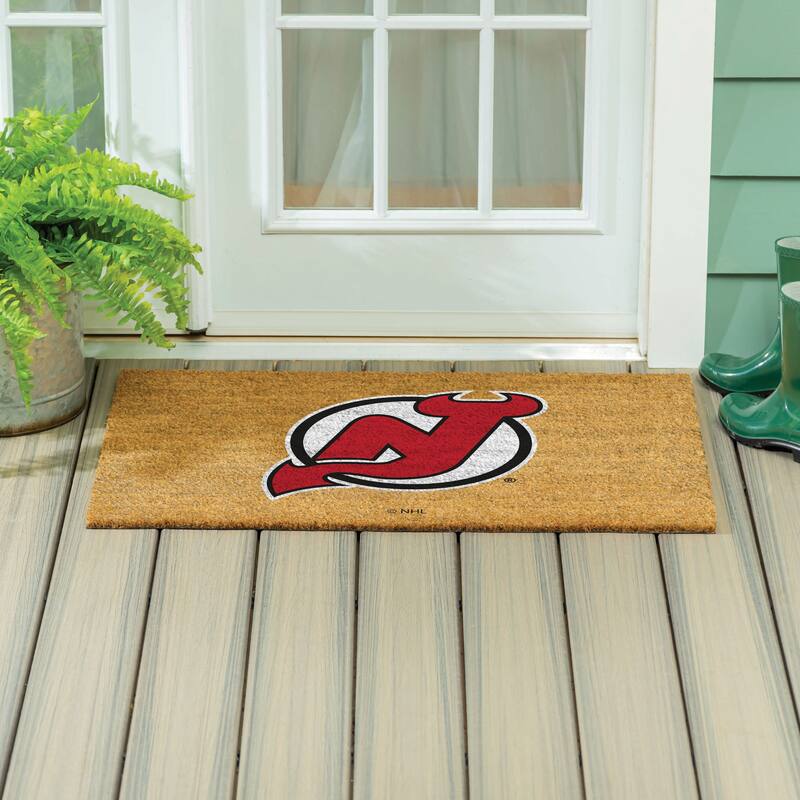New Jersey Devils Full Color Indoor/Outdoor Coir Mat