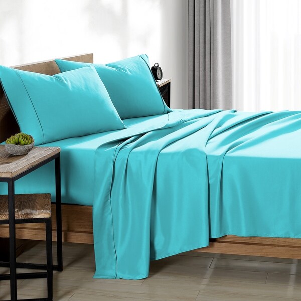 Bare Home Hypoallergenic Brushed Microfiber Deep Pocket Sheet Set. Opens flyout.