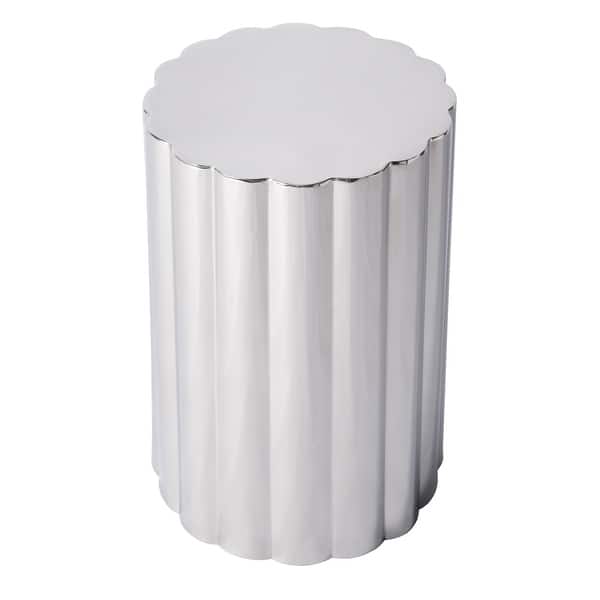 slide 2 of 4, Norwich Side Table Polished Silver