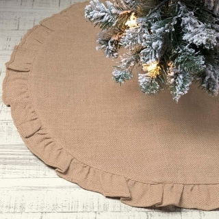 Jute Burlap Natural Tree Skirt