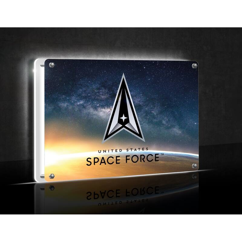 United States Space Force LED Lighted Sign