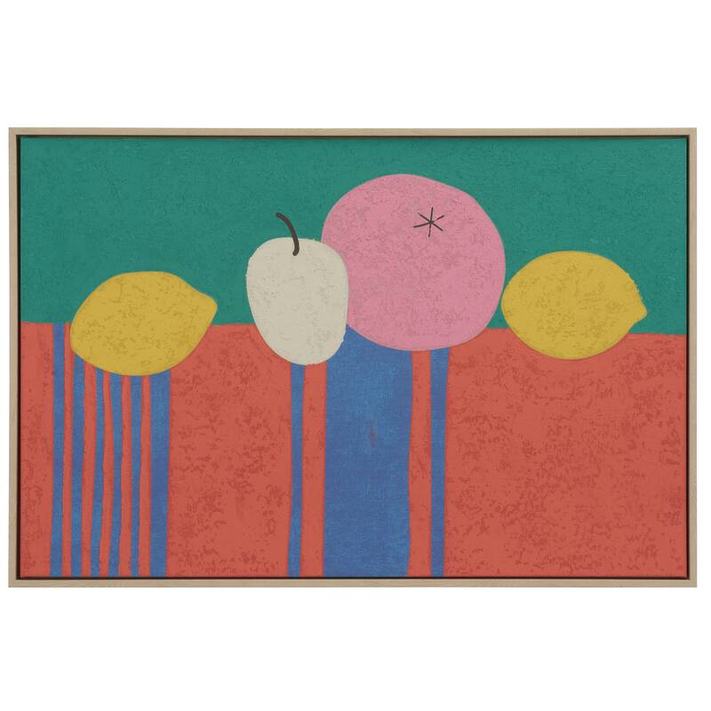 SAFAVIEH Richtsje Main Squeeze Hand Painting, 24 x 36, Framed Wall Art - Multicolor