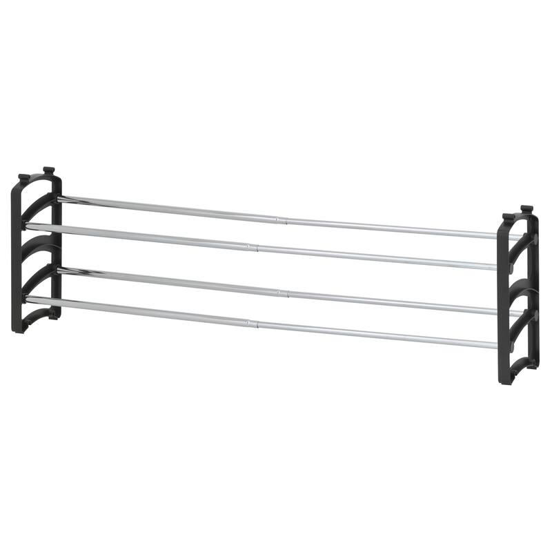 Seville Classics 20-Pair 4-Tier Expandable Stackable Shoe Rack Organizer