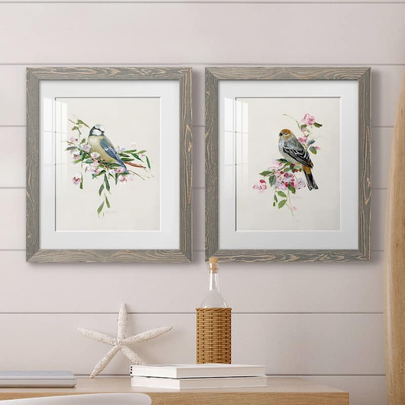 Spring Song Blue Bird-Premium Framed Print - Ready to Hang